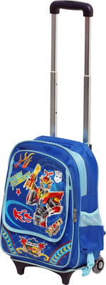 

HSR Children's 3D Unique Design Kids Trolley Bag Small Travel Bag - 2 Wheel(Blue)