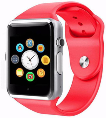 

stark Mobile Watch with Calling System Supports iOS & Android Device Red Smartwatch(Red Strap Regular)