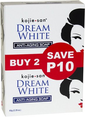 

Kojie 2*65 DREAM WHITE ANTI AGING SOAP(65 g, Pack of 2)