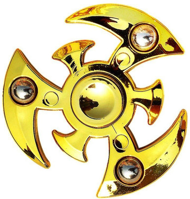 

Mapletree Gold Steel Fidget Hand Spinner(Gold)