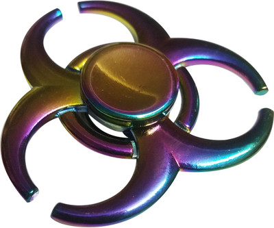 

Smart Fidget Trishul Multi - Colour Rainbow Style Full Metal Hand Wind Fidget Spinner(Multicolor)