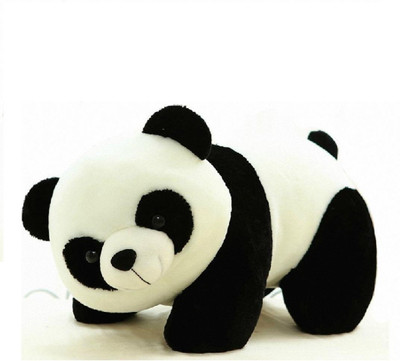 

mega star Stuffed Soft Plush Toy Kids Birthday Black Panda 26 cm - 9 cm(Multicolor)
