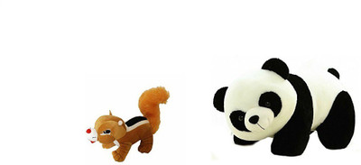 

mega star combo cute panda 26 and rabbit - 10 cm(Multicolor)