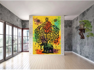 

Shopping Rajasthan Handmade Tapestry Tapestry(Yellow)