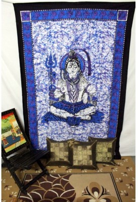 

Shopping Rajasthan Handmade Tapestry Tapestry(Blue)