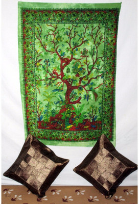 

Shopping Rajasthan Handmade Tapestry Tapestry(Green)
