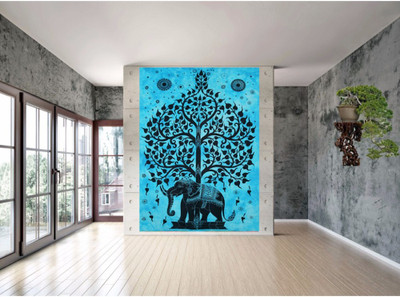 

Shopping Rajasthan Handmade Tapestry Tapestry(Blue)