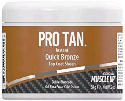 

ProTan Muscle Up Instant Quick Bronze Top Coat Sheen Dark Brown Posing Gel(58 g)