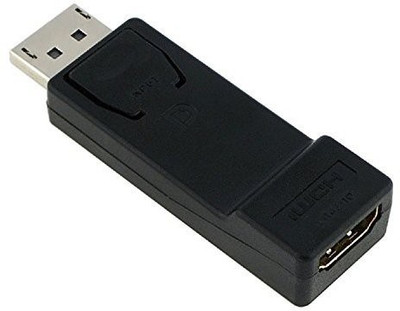 

LipiWorld TV-out Cable DisplayPort to HDMI Converter with Audio(Black, For TV)