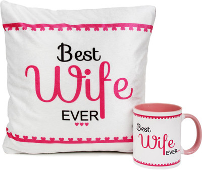 

Floweraura Mug, Cushion Gift Set