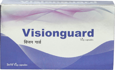 

Shrey's Visionguard (Bilberry, Lutein & Zeaxanthin) - 30 Capsules (Eye Vitamins)(30 No)