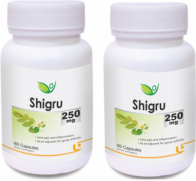 Biotrex Nutraceuticals Shigru 250mg (60 Capsules) - Pack of 2(250 mg)
