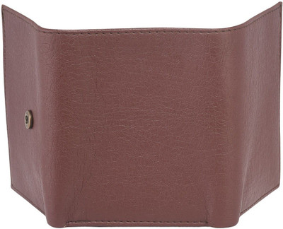 

chromotek Men Maroon Artificial Leather Wallet(3 Card Slots)