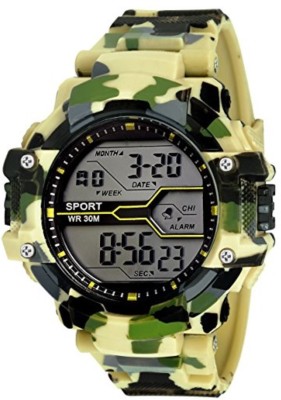 Cloxa Army Multicolor Digital Sports Watch  - For Boys & Girls   Watches  (Cloxa)