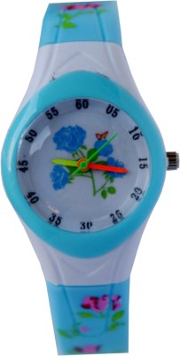 VITREND Flower Pattern Silicone Strap-Dial-analog New Watch  - For Boys & Girls   Watches  (Vitrend)
