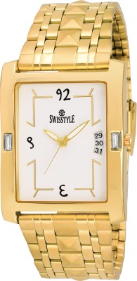 Swisstyle SS-GSQ1178-WHT-GLD Watch  - For Men   Watches  (Swisstyle)