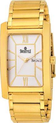 Swisstyle SS-GSQ1176-WHT-GLD Watch  - For Men   Watches  (Swisstyle)