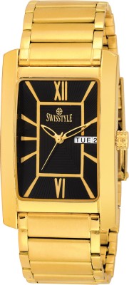 Swisstyle SS-GSQ1176-BLK-GLD Watch  - For Men   Watches  (Swisstyle)