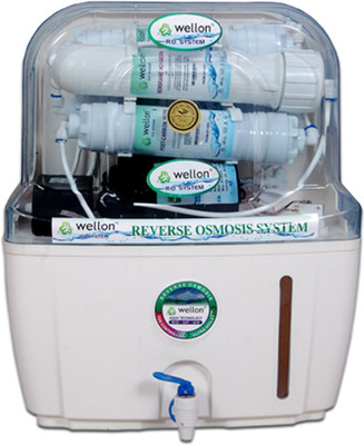 Wellon Nova 12 L RO + UV + UF + TDS Water Purifier(White)