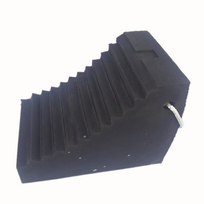 

Big Bull SAFETY WHEEL CHOCK RUBBERIZED- TRFR101 Wheel Chock(Pack of 1 Black)