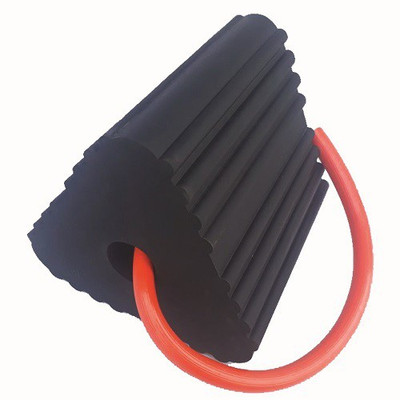 

Big Bull SAFETY WHEEL CHOCK RUBBER TRINGULAR - TRFR108 Wheel Chock(Pack of 1 Black)