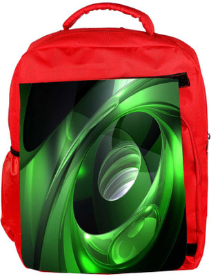 

Snoogg Eco Friendly Canvas Green Tribals Designer Backpack Rucksack School Travel Unisex Casual Canvas Bag Bookbag Satchel 5 L Laptop Backpack(Red)