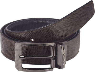 

walrus Men Casual Brown Synthetic Reversible Belt, Brown & black