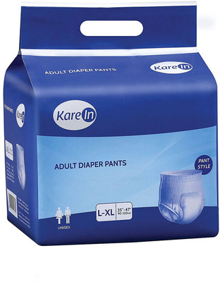 

Karein PANT STYLE ADULT DIAPER / PULL UP FOR WAIST SIZE 35"-47" INCHES ( 10 Pcs PACK) - L(10 Pieces)