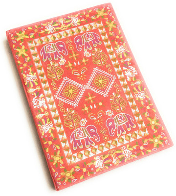 

Safar A5 Diary(Handmade diary handmade gifts Diary Journal Recycled handicraft, Orange)