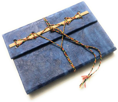 

Safar Regular Diary(handmade recycled diaries, Blue)