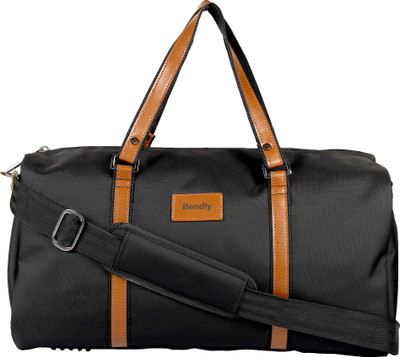 

Bendly Informal Black Travel Duffel Bag(Black)
