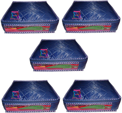 

Atorakushon At 5 Pcs Saree blue 5 pc Saree Cover cosmetic Wedding Gift, wardrobe Organizer Jewellery Makeup Toiletry Regular Clothes Bag(Blue) At 5 Pcs Saree blue(Blue)