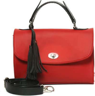 

jajv Satchel(Maroon, Black), Black;maroon