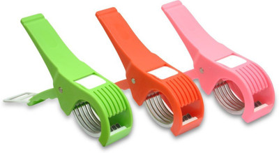 

Jen Combo 3-pcs Vegcutter Veg Cutter-(Red + Pink+Green) Multicolor Kitchen Tool Set(Multicolor)