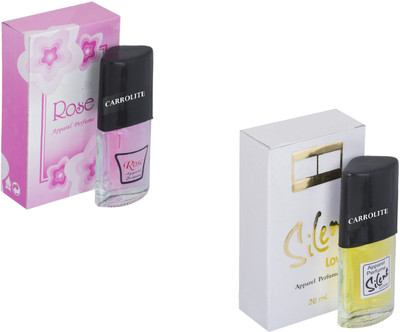 

Carrolite Set of 2 Rose-Silent Love Perfume Eau de Parfum - 20 ml(For Men & Women)
