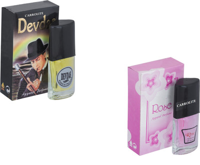 

Carrolite Set of 2 Devdas-Rose Perfume Eau de Parfum - 20 ml(For Men & Women)
