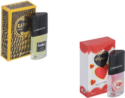 

Carrolite Set of 2 Kabra Yellow-Younge Heart Red Perfume Eau de Parfum - 20 ml(For Men & Women)
