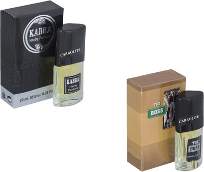 

Carrolite Set of 2 The Boss-Kabra Black Perfume Eau de Parfum - 20 ml(For Men & Women)
