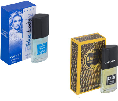 

Carrolite Set of 2 Kabra Yellow-Blue lady Perfume Eau de Parfum - 20 ml(For Men & Women)