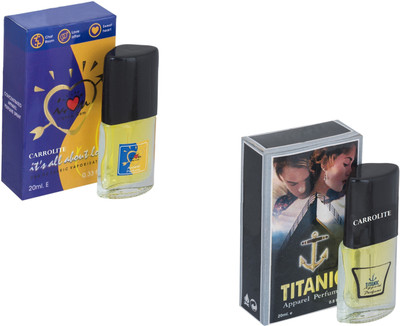 

Carrolite Set of 2 ILU-Titanic Perfume Eau de Parfum - 20 ml(For Men & Women)