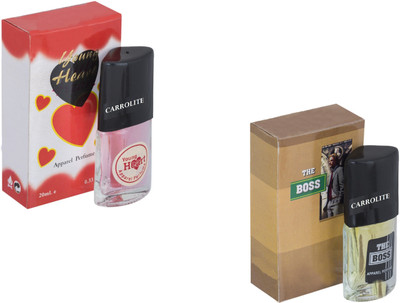 

Carrolite Set of 2 The Boss-Younge Heart Red Perfume Eau de Parfum - 20 ml(For Men & Women)