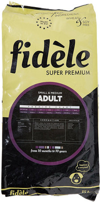 

pawsitively Fidele Adult Small and Medium Dog Food, 15 kg Chicken 4 kg Dry Dog Food