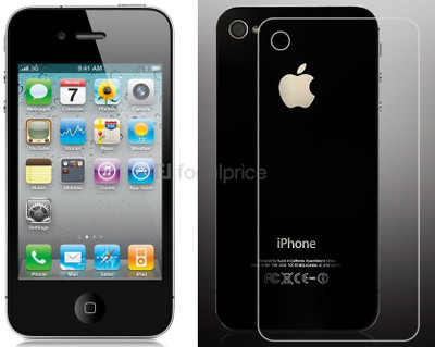 

MudShi Back Screen Guard for Apple iPhone 4s, Transparent