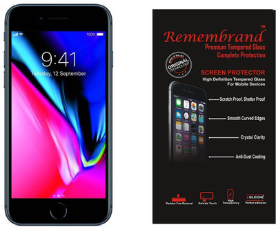 

Remembrand Impossible Screen Guard for Apple iPhone 8 Plus, Transparent