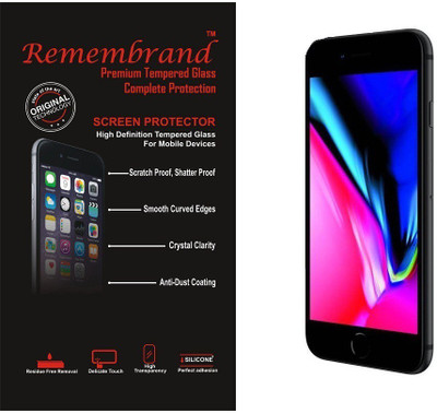 Remembrand Impossible Screen Guard for Apple iPhone 8, Transparent