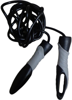 

Cougar Jump Rope Velocity Ball Bearing Skipping Rope(Black, Pack of 1), Black;grey