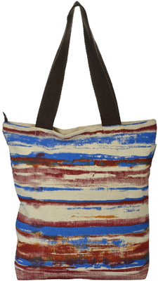 

Pickpocket Women Casual Blue Canvas Tote