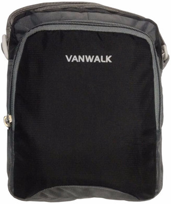 

VANWALK Boys & Girls Casual Black Nylon Sling Bag