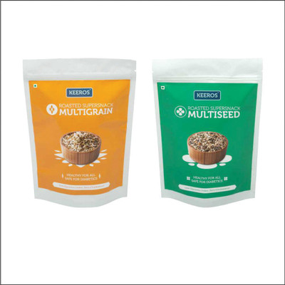 

Keeros Multigrain 250 g and Multiseed 200 g Refill Combo(700 g, Pack of 2)