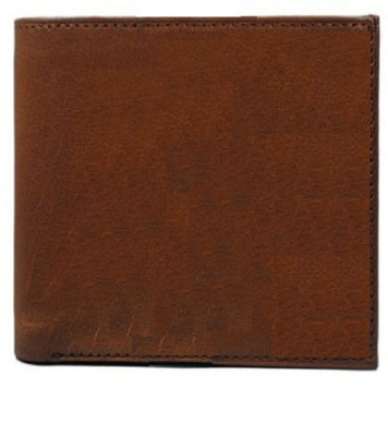 

Tan Wallet Men Black Artificial Leather Wallet(3 Card Slots), Brown